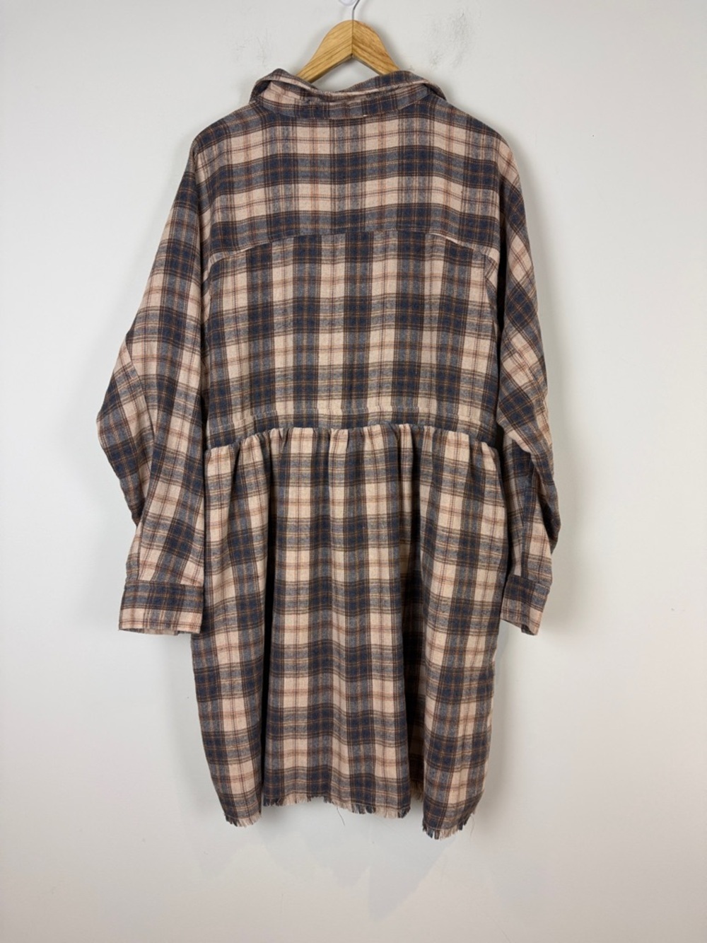 Bohme Karrie Plaid Mini Dress Plaid Button-Front Shirt Dress - Picture 5 of 9